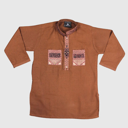 Brown Shalwar Kameez – Kids
