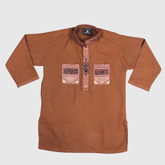 Brown Shalwar Kameez – Kids
