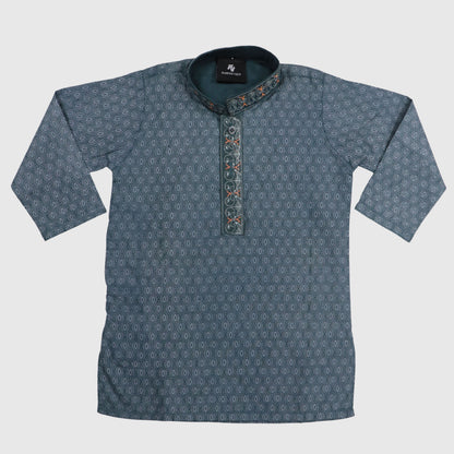 Dark Teal Shalwar Kameez – Kids