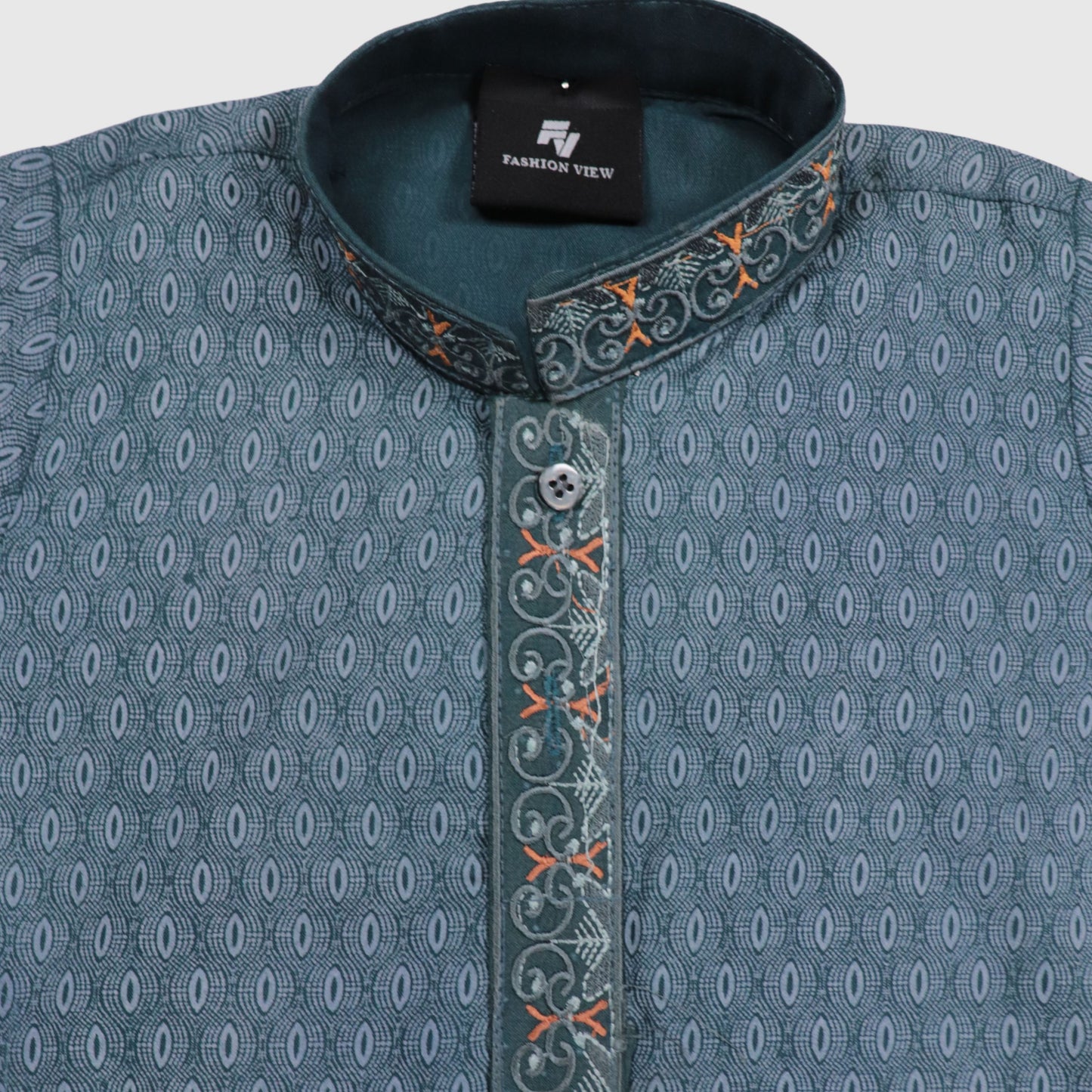 Dark Teal Shalwar Kameez – Kids