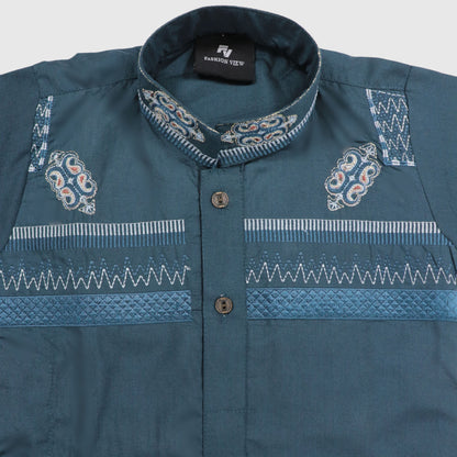 Dark Blue Shalwar Kameez – Kids