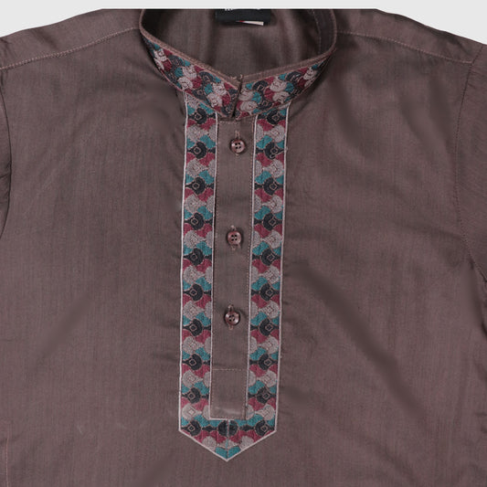 Brown Kurta Pajama – Kids