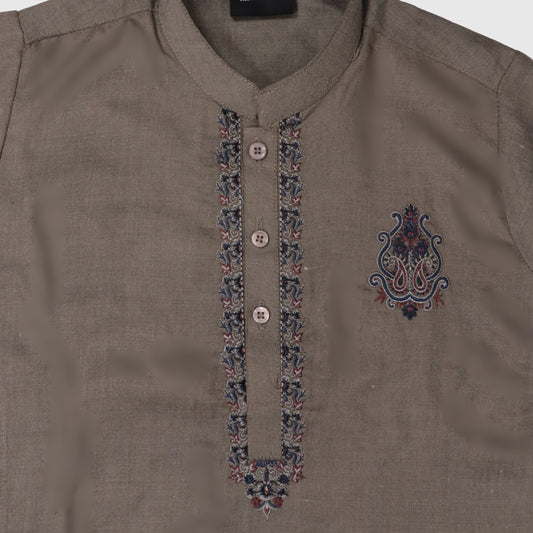 Brown Shalwar Kameez – Kids