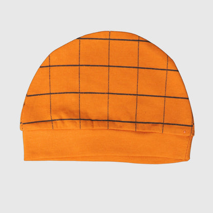 Orange Dino Baby Romper Set (3-Piece)