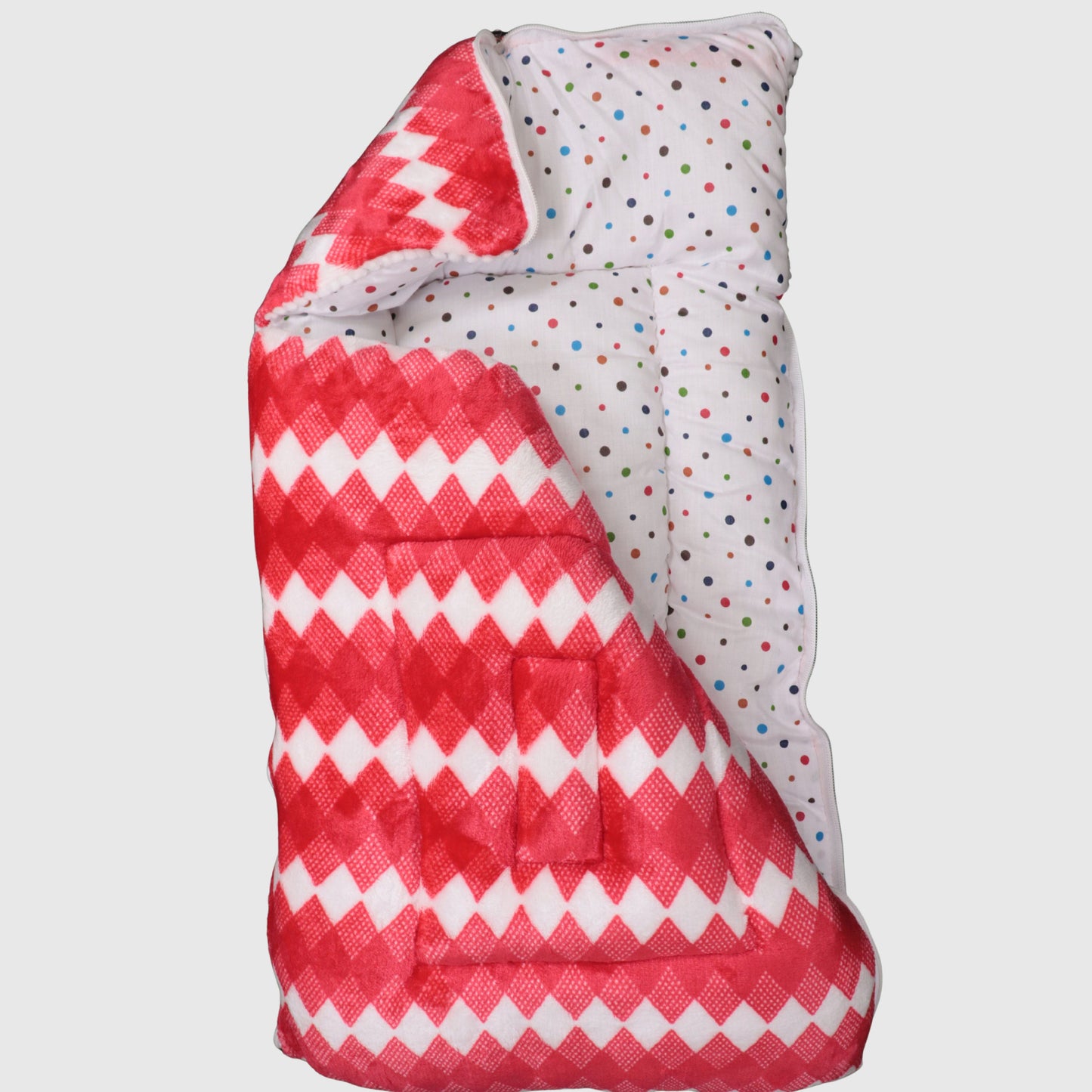Baby Sleeping Bag – Red & White