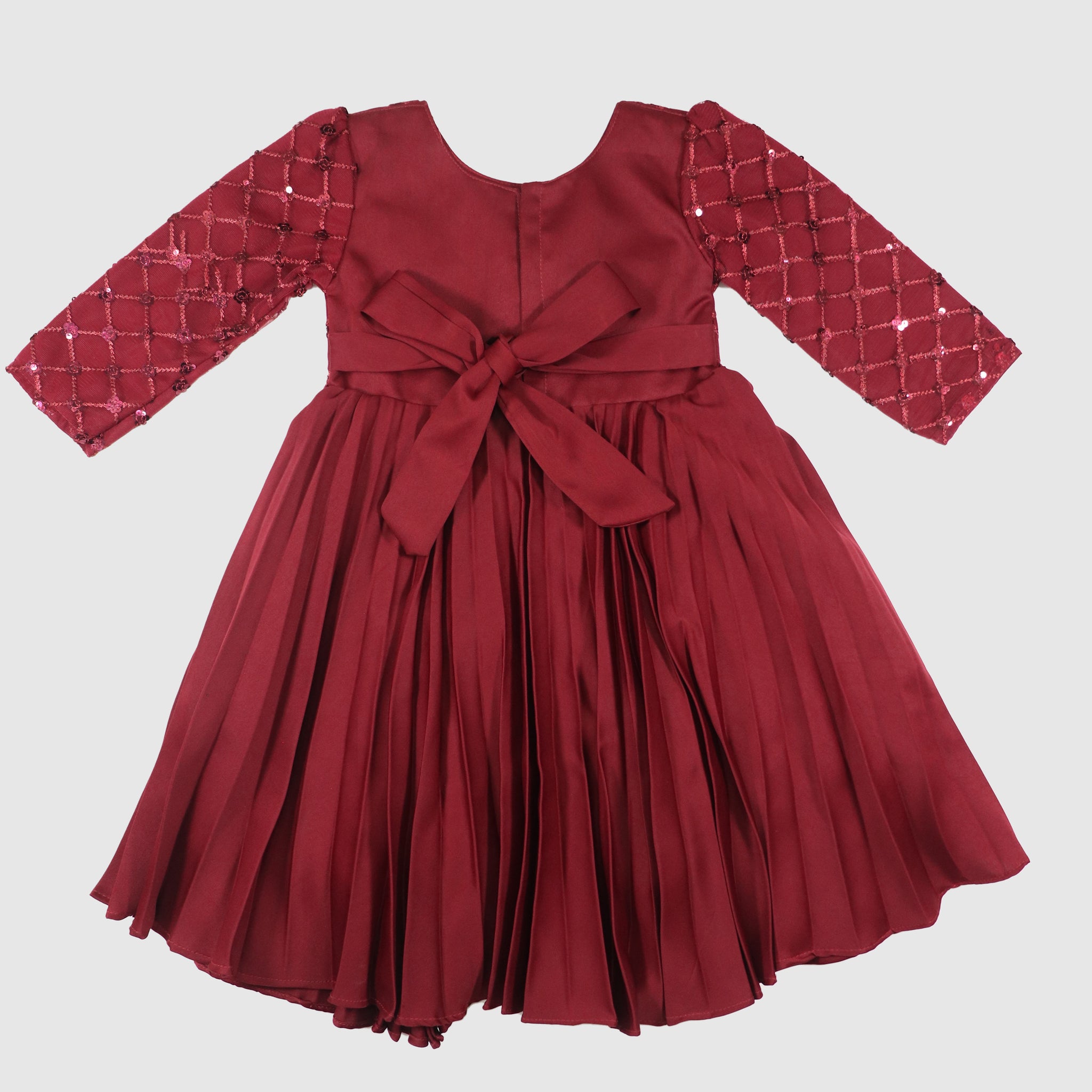 Floral Detail Party Frock for Girls