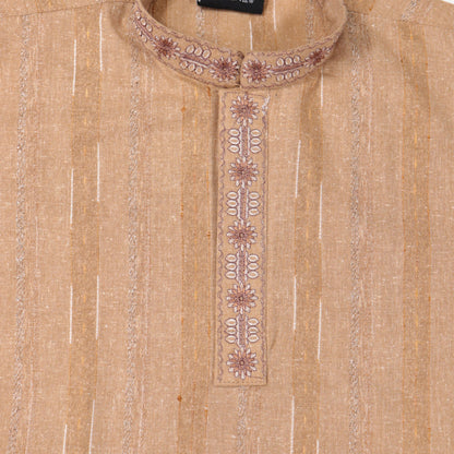 Cream Kurta Pajama – Kids