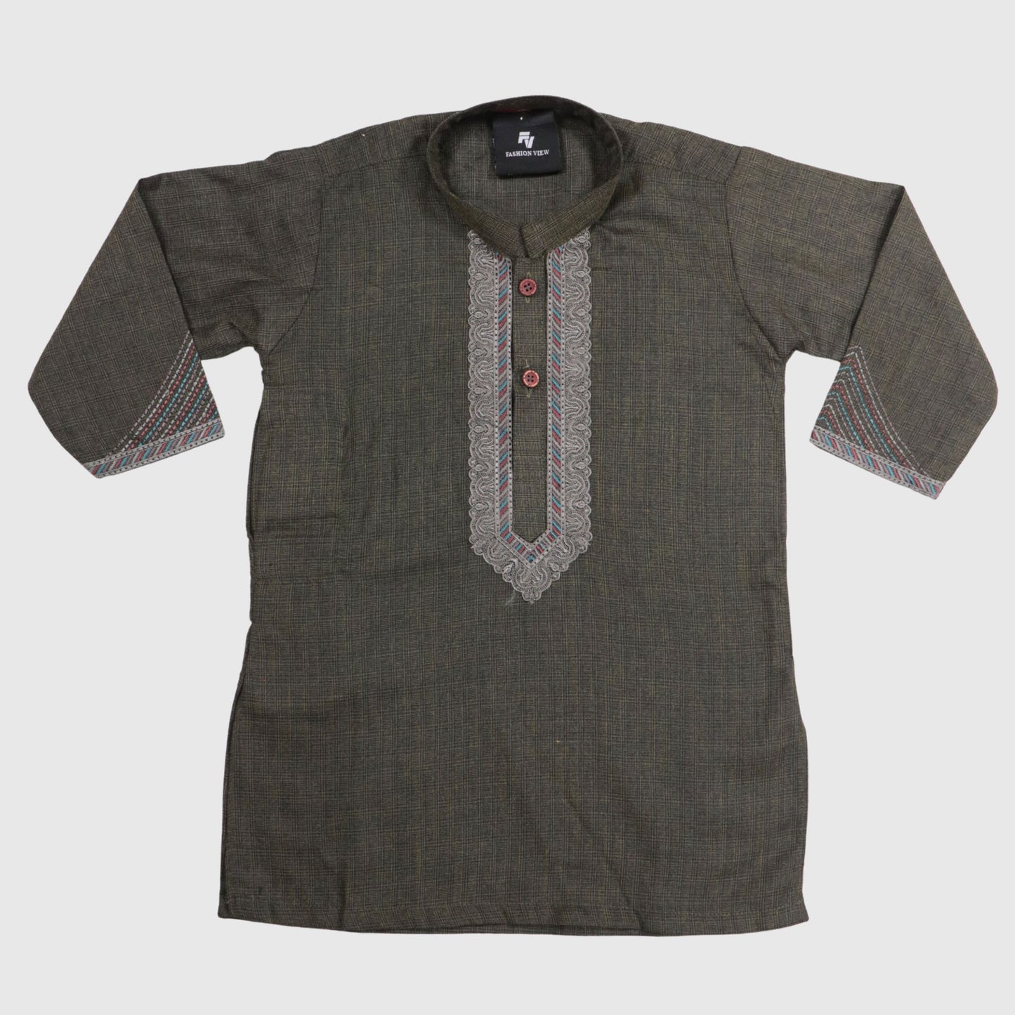 Dark Green Shalwar Kameez – Kids