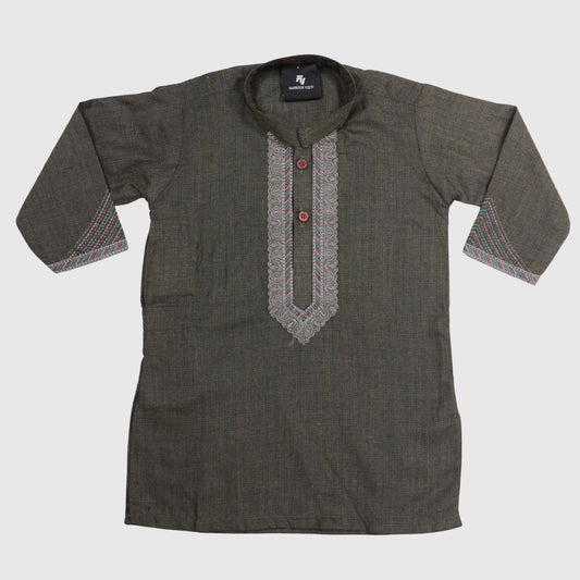 Dark Green Shalwar Kameez – Kids
