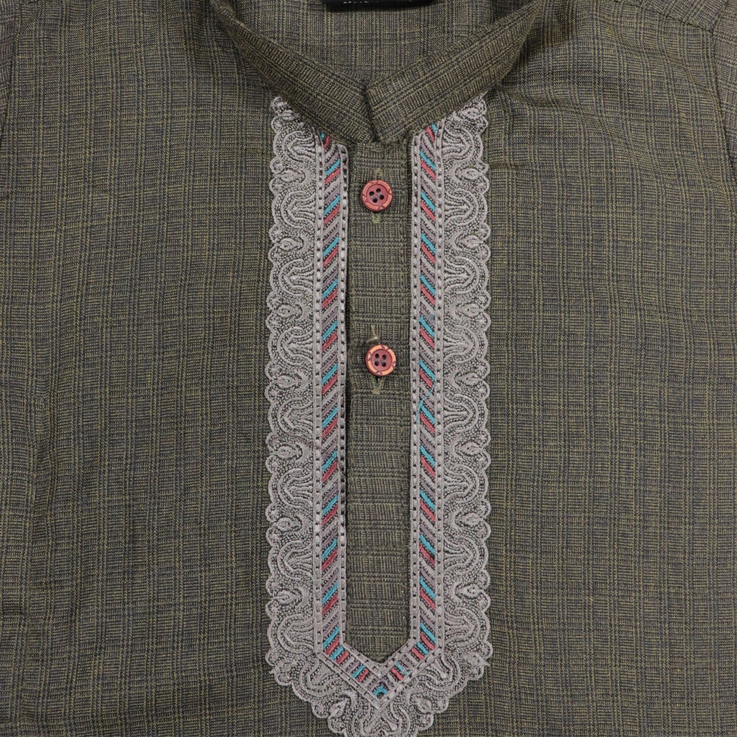 Dark Green Shalwar Kameez – Kids