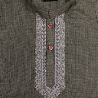 Dark Green Shalwar Kameez – Kids