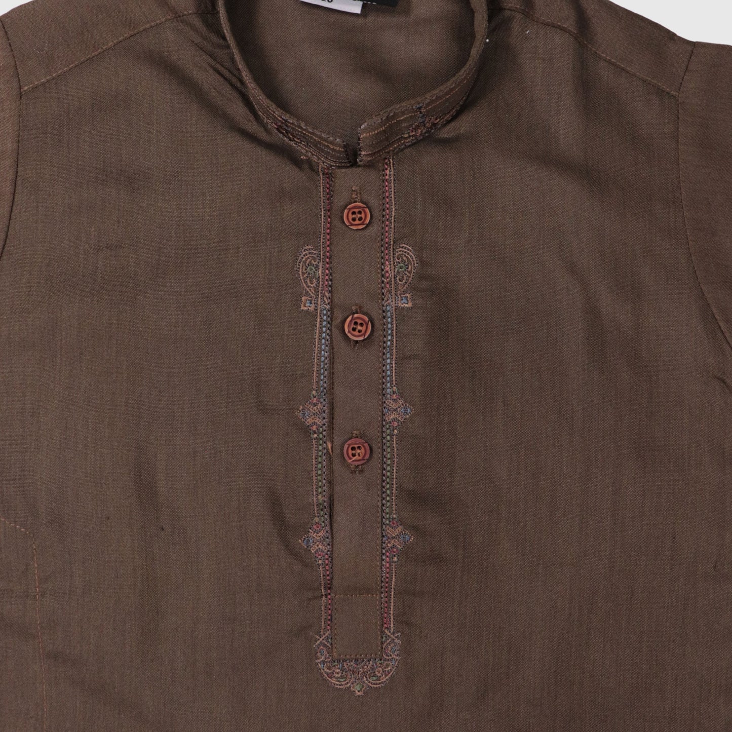 Dark Brown Kurta Pajama – Kids