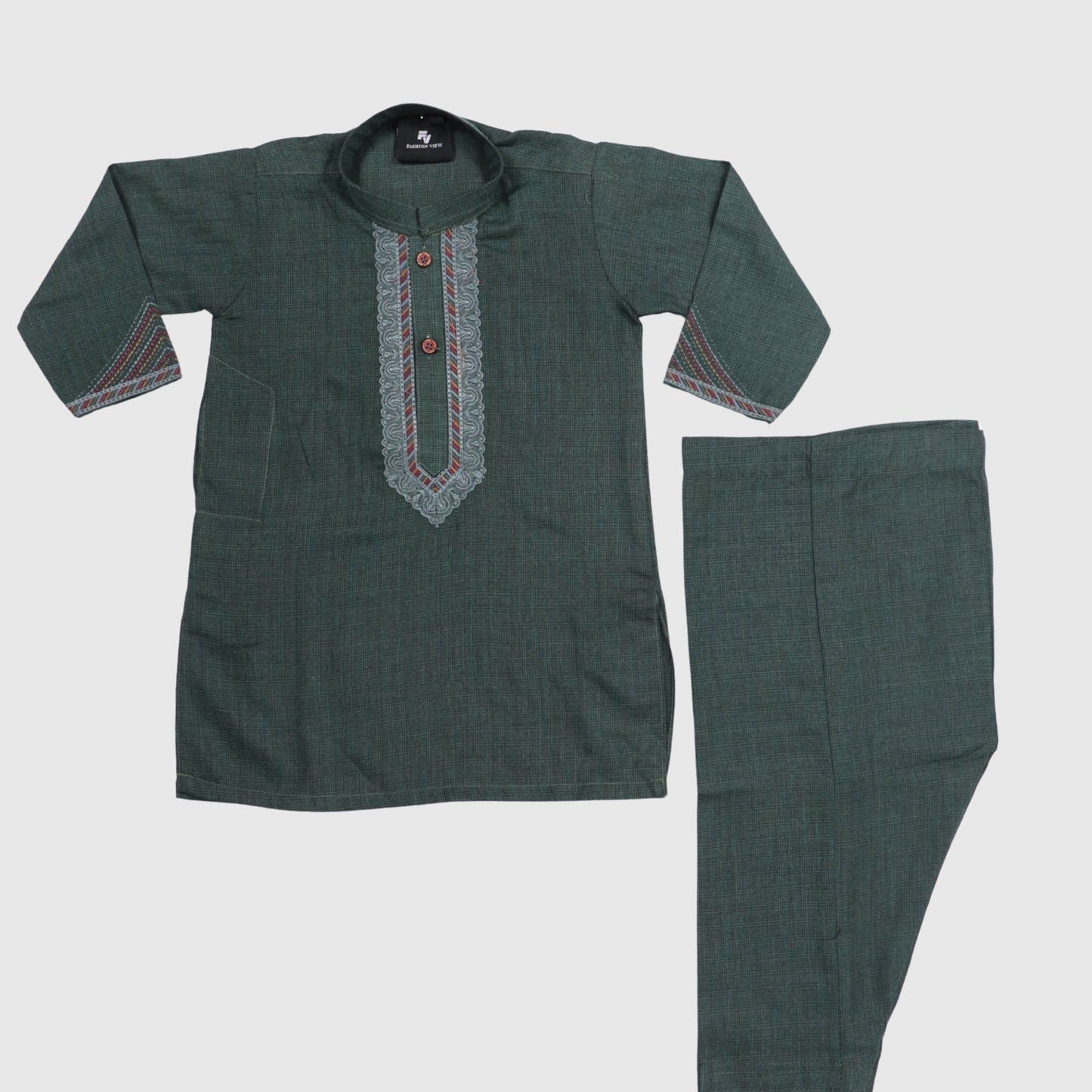 Green Shalwar Kameez – Kids