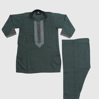 Green Shalwar Kameez – Kids