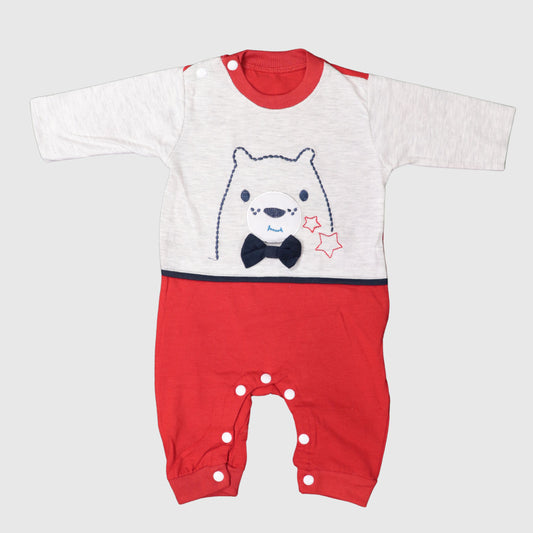 Red Bear Baby Romper (1-Piece)