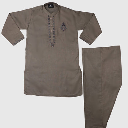 Brown Shalwar Kameez – Kids