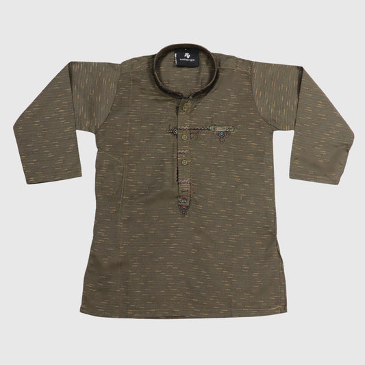 Olive Green Shalwar Kameez – Kids