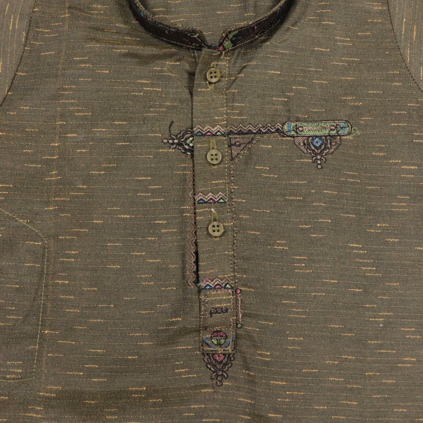 Olive Green Shalwar Kameez – Kids