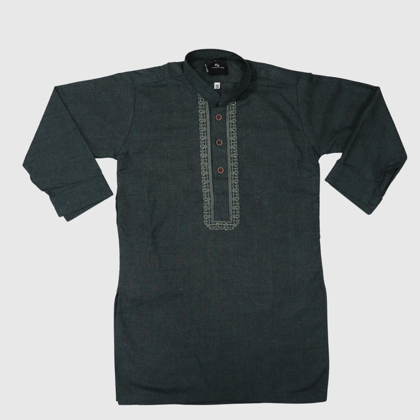 Dark Green Shalwar Kameez – Kids