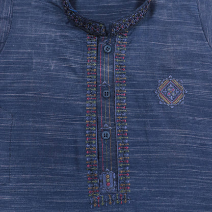 Dark Blue Shalwar Kameez – Kids