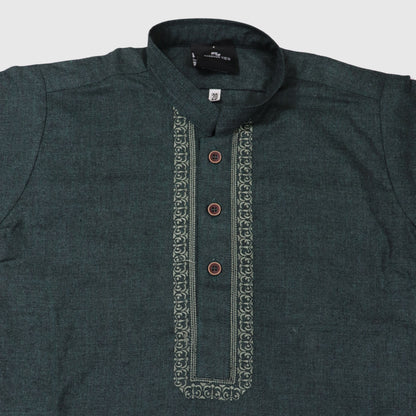 Dark Green Shalwar Kameez – Kids