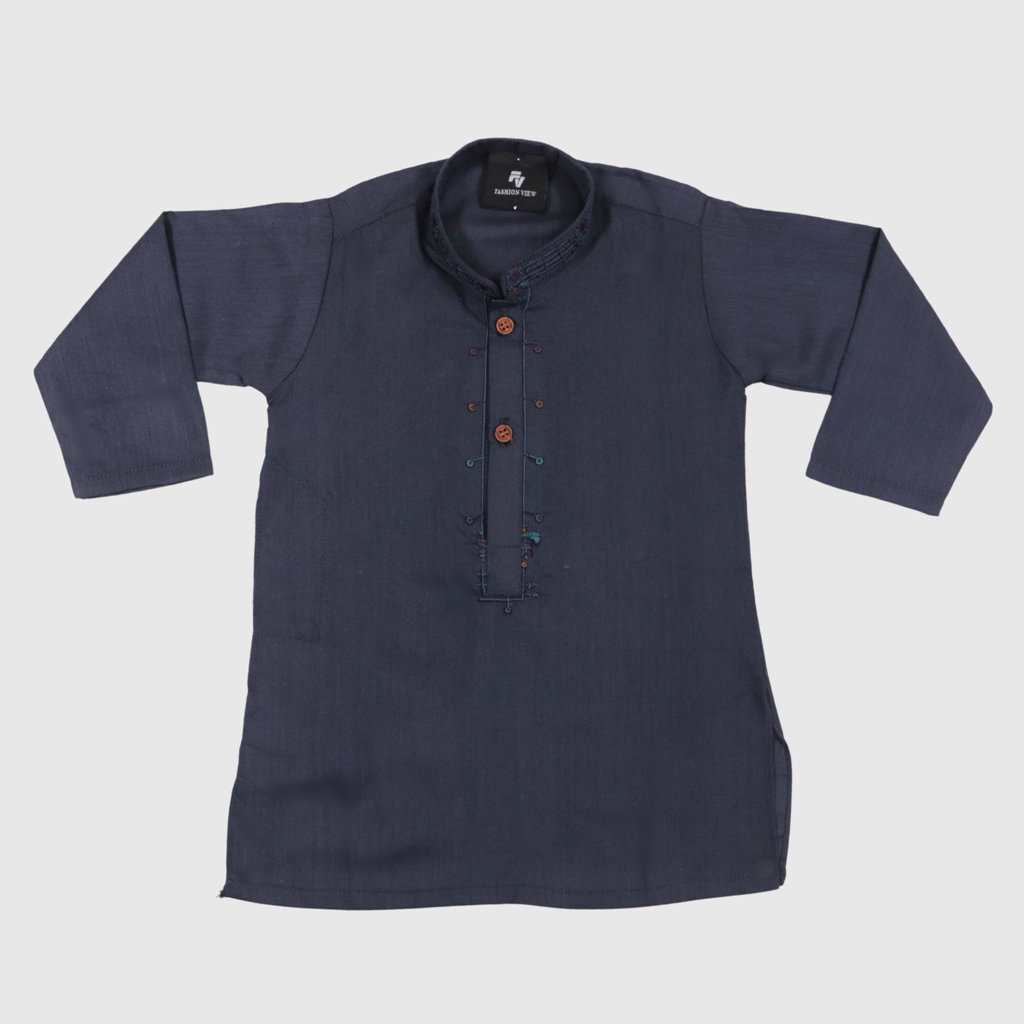 Dark Blue Shalwar Kameez – Kids