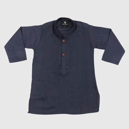 Dark Blue Shalwar Kameez – Kids