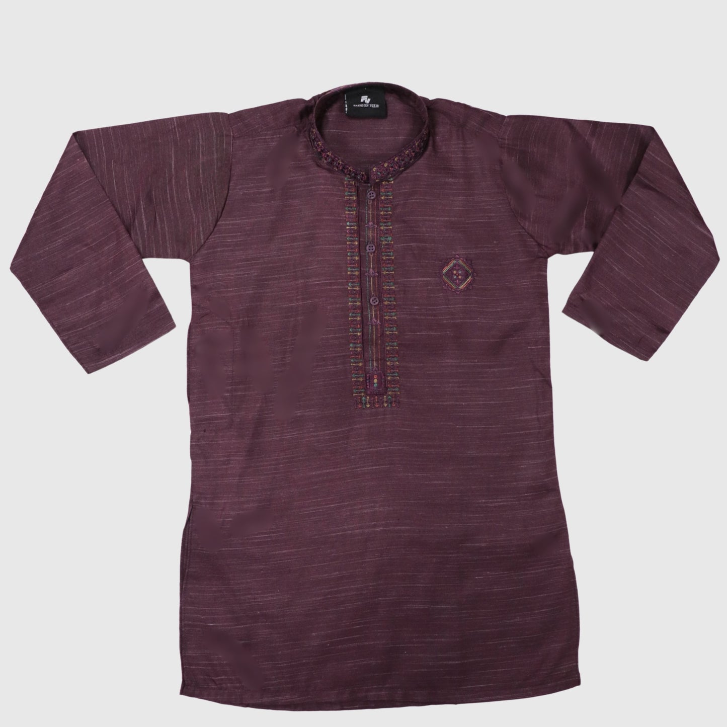 Dark Maroon Shalwar Kameez – Kids