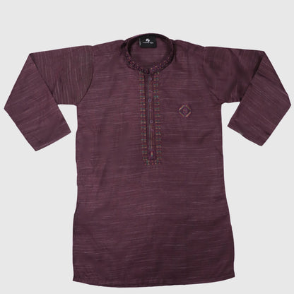 Dark Maroon Shalwar Kameez – Kids
