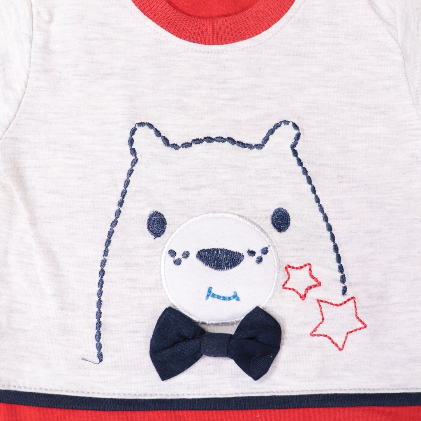 Red Bear Baby Romper (1-Piece)