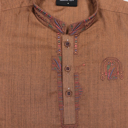 Brown Shalwar Kameez – Kids