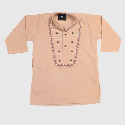 Beige Shalwar Kameez – Kids