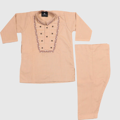 Beige Shalwar Kameez – Kids