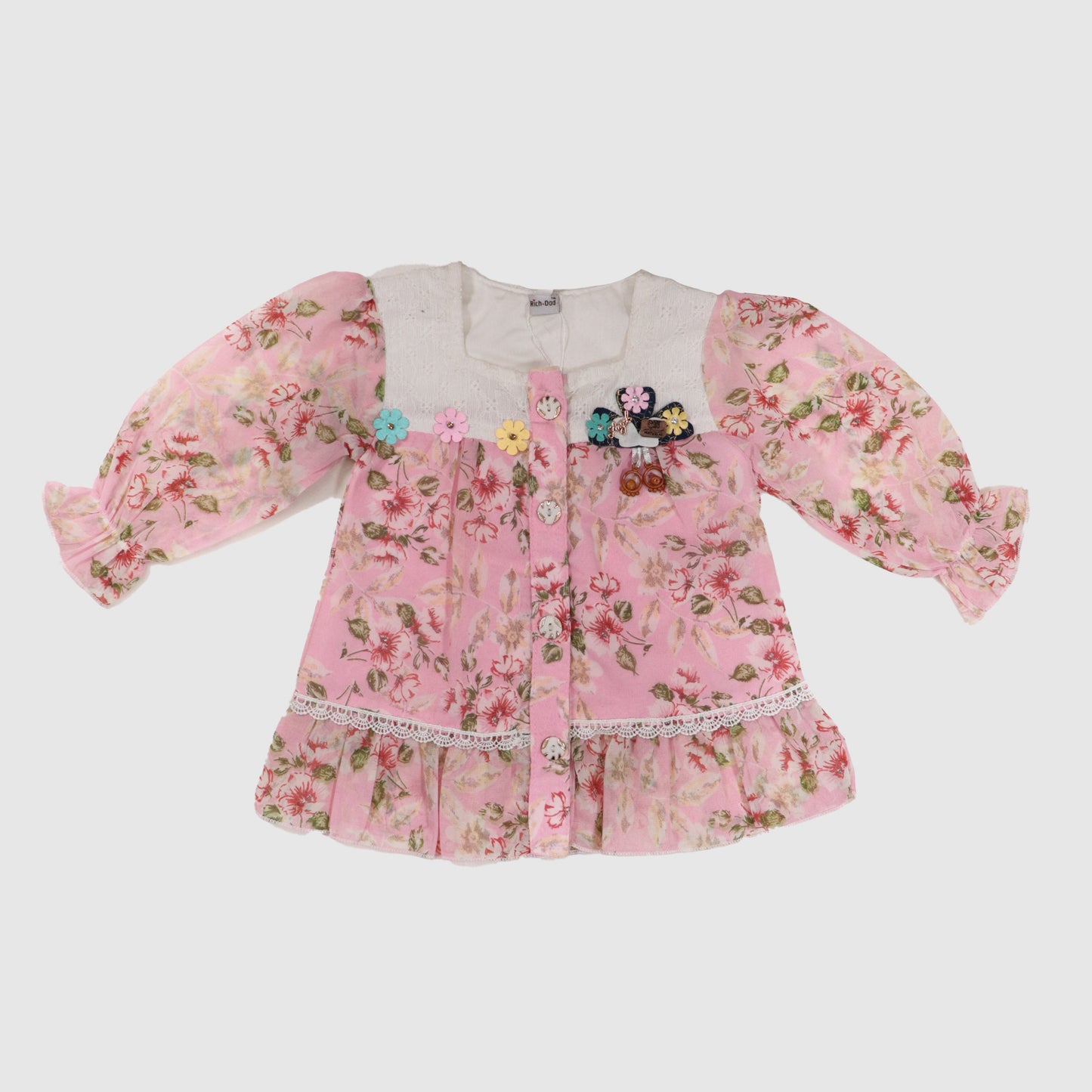 Trendy Frock & Trouser Outfit for Girls