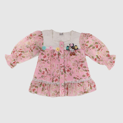 Trendy Frock & Trouser Outfit for Girls