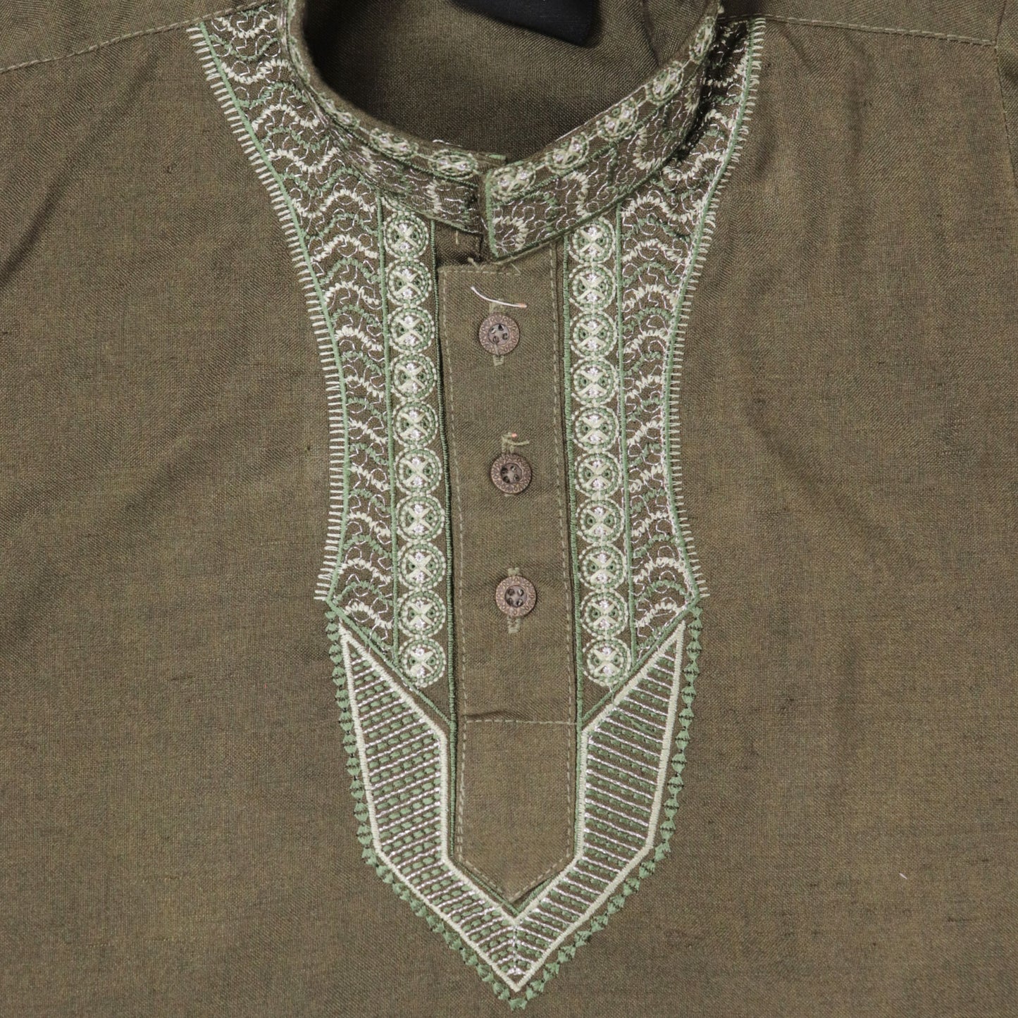 Olive Green Shalwar Kameez – Kids