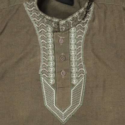 Olive Green Shalwar Kameez – Kids