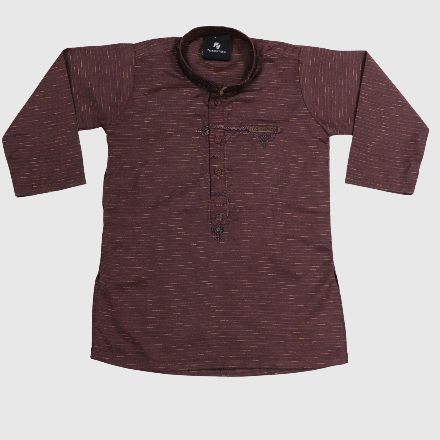 Dark Red Shalwar Kameez – Kids