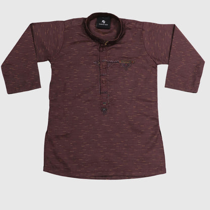 Dark Red Shalwar Kameez – Kids