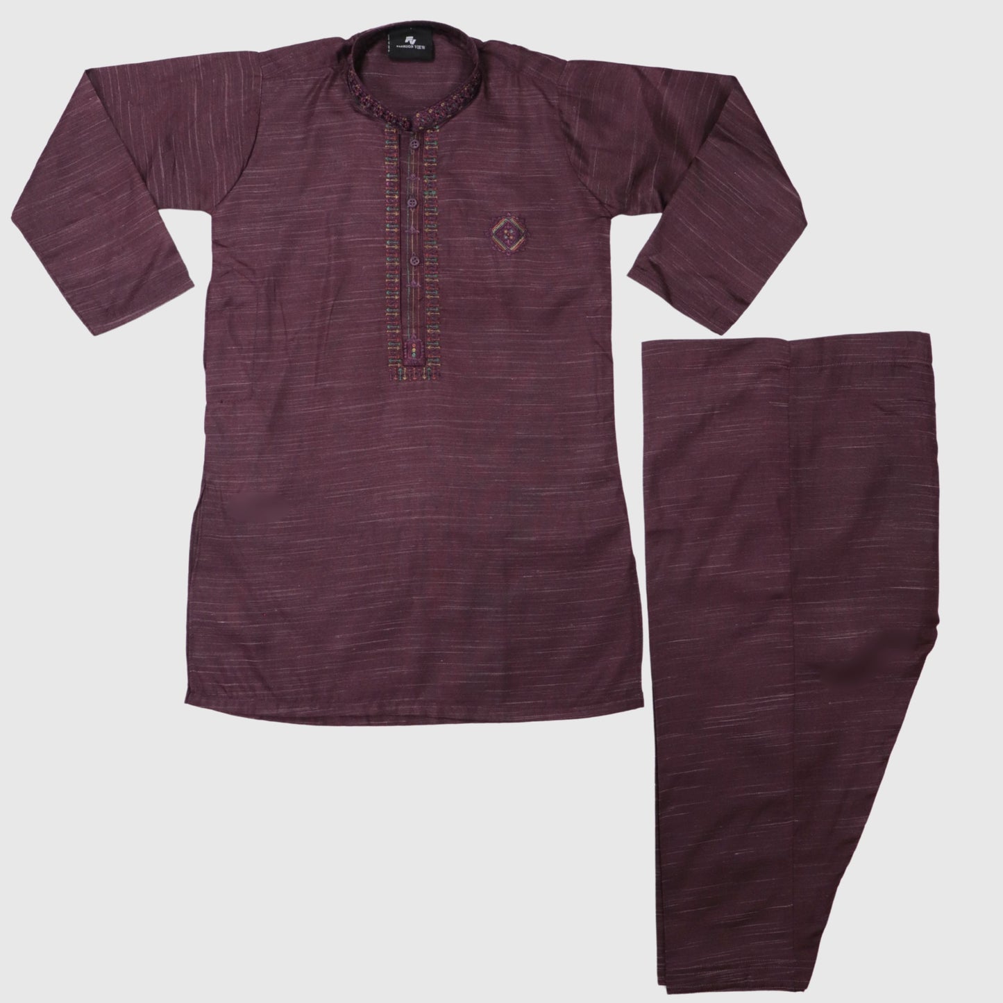 Dark Maroon Shalwar Kameez – Kids