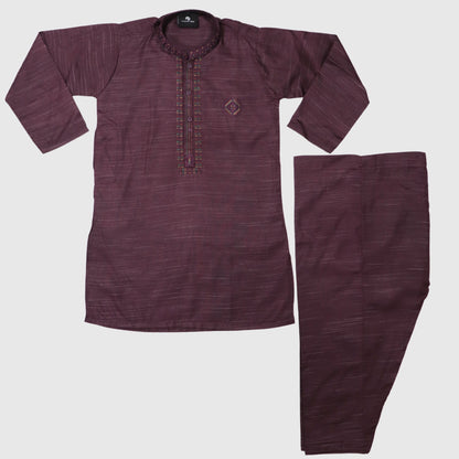 Dark Maroon Shalwar Kameez – Kids
